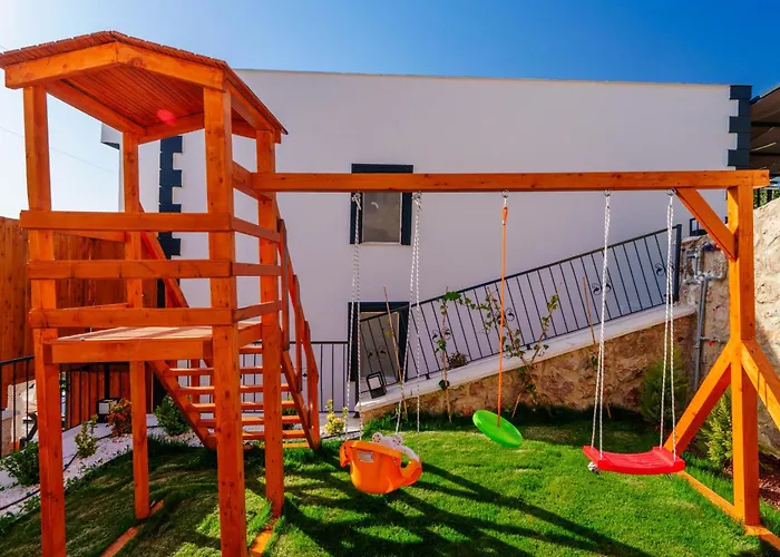 Kalkan'da Deniz Manzarali Lueks Tatil Villasi * 卡斯